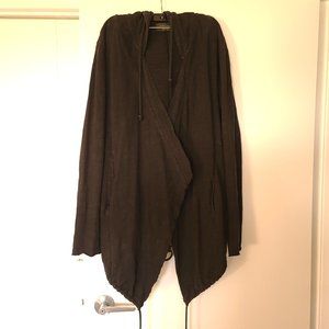 Zara Dark Collection hooded cape
